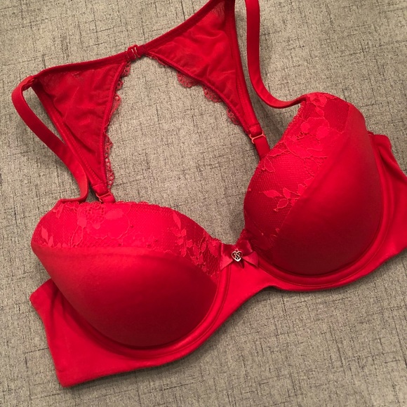 Victoria's Secret Other - Victoria Secret Red Lace Racerback Bra